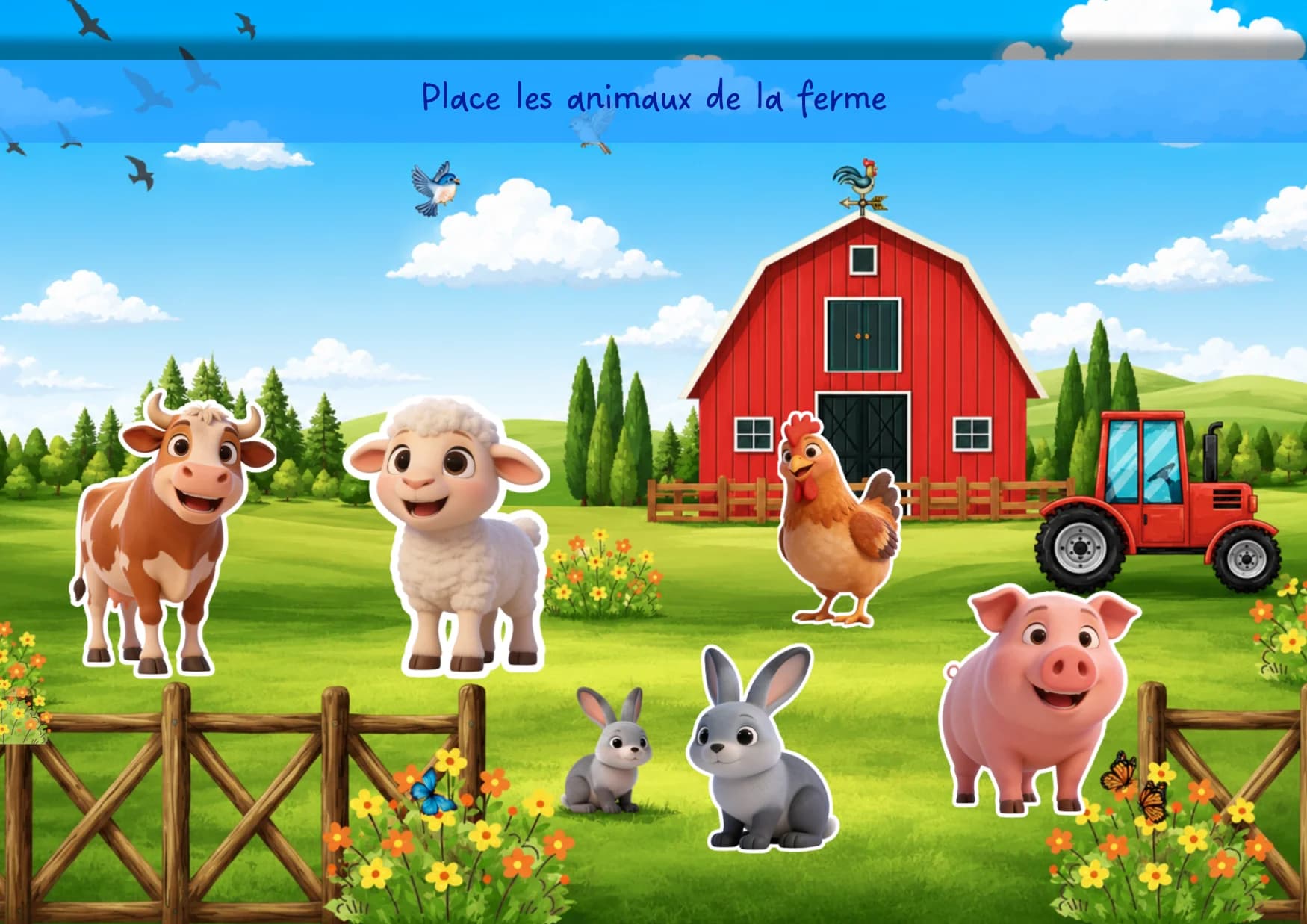 Les animaux de la ferme