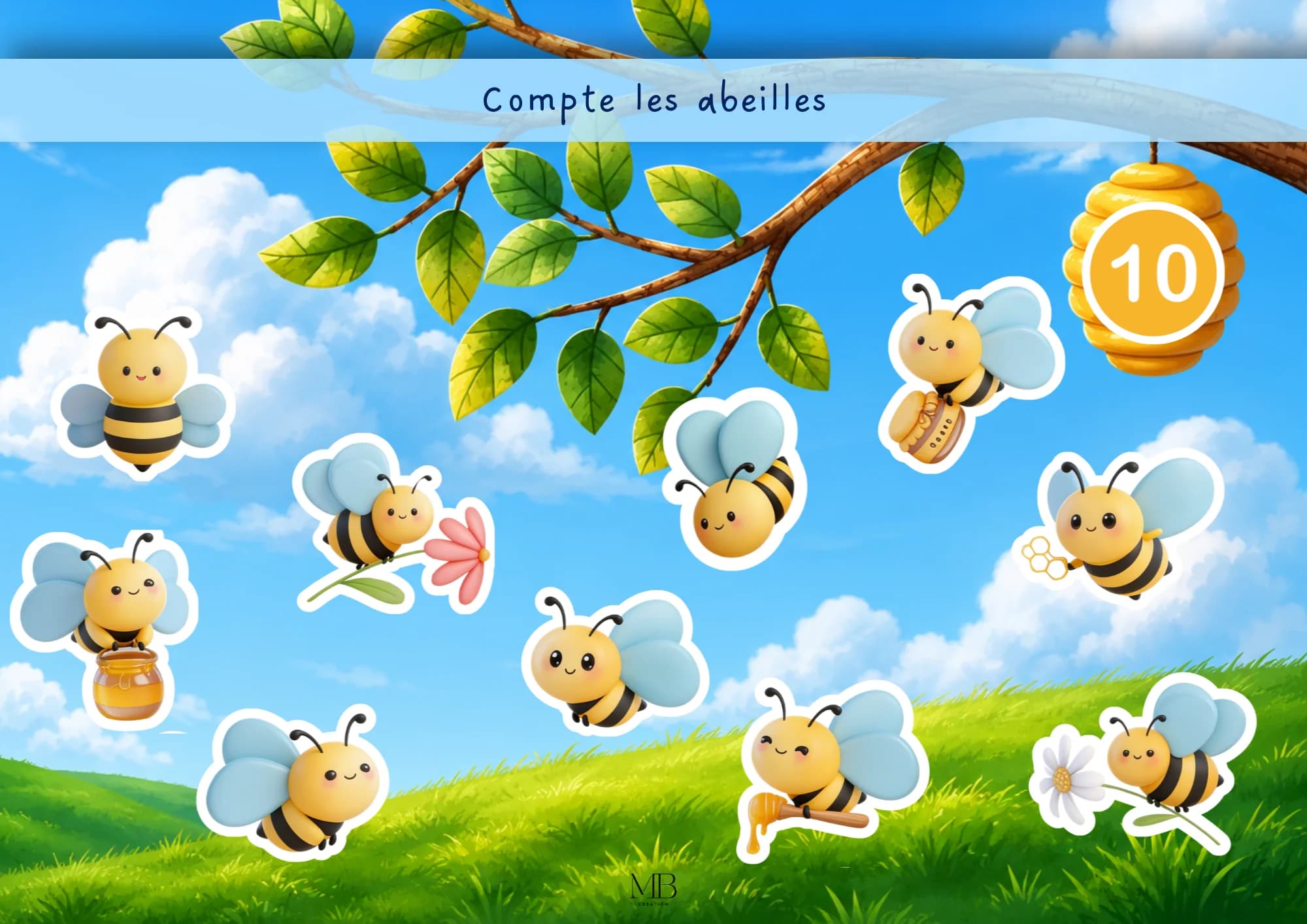 Compter de 1 à 10