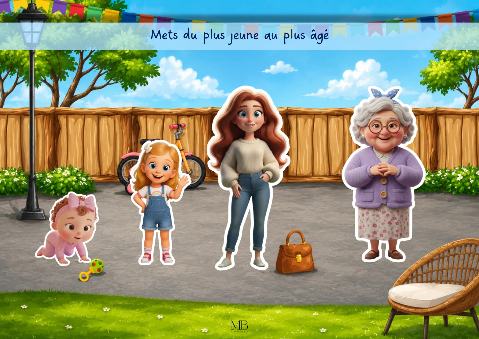 Du plus jeune au plus agé