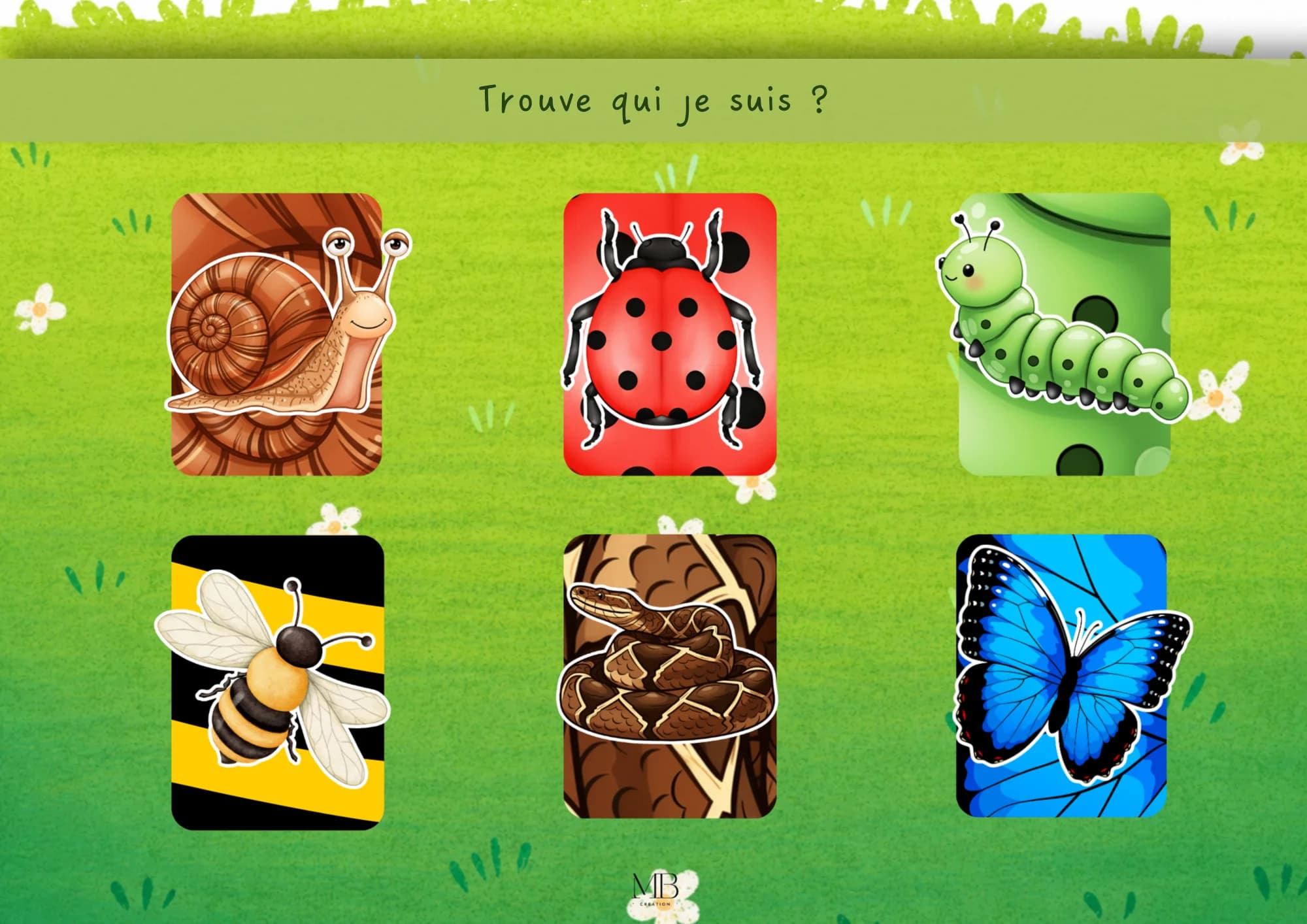 Trouve qui je suis 