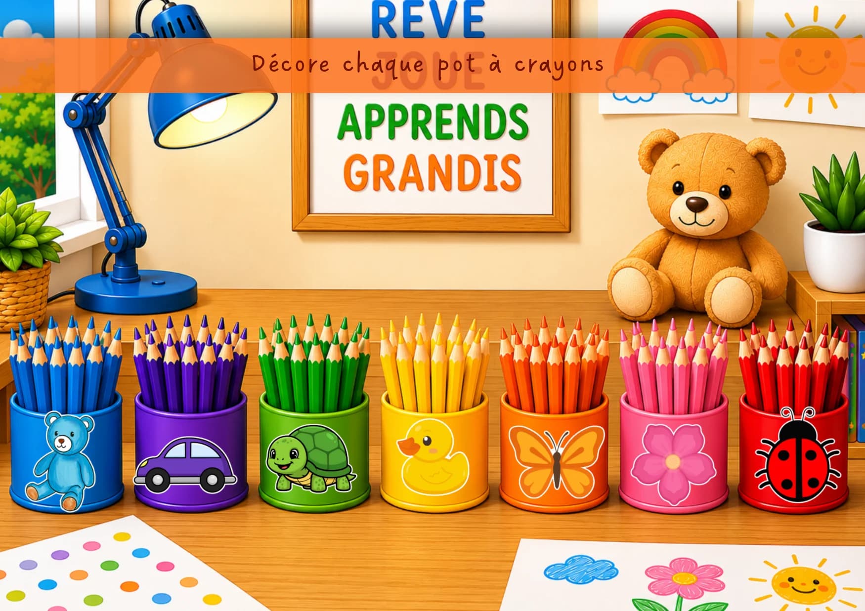 Pots à crayons