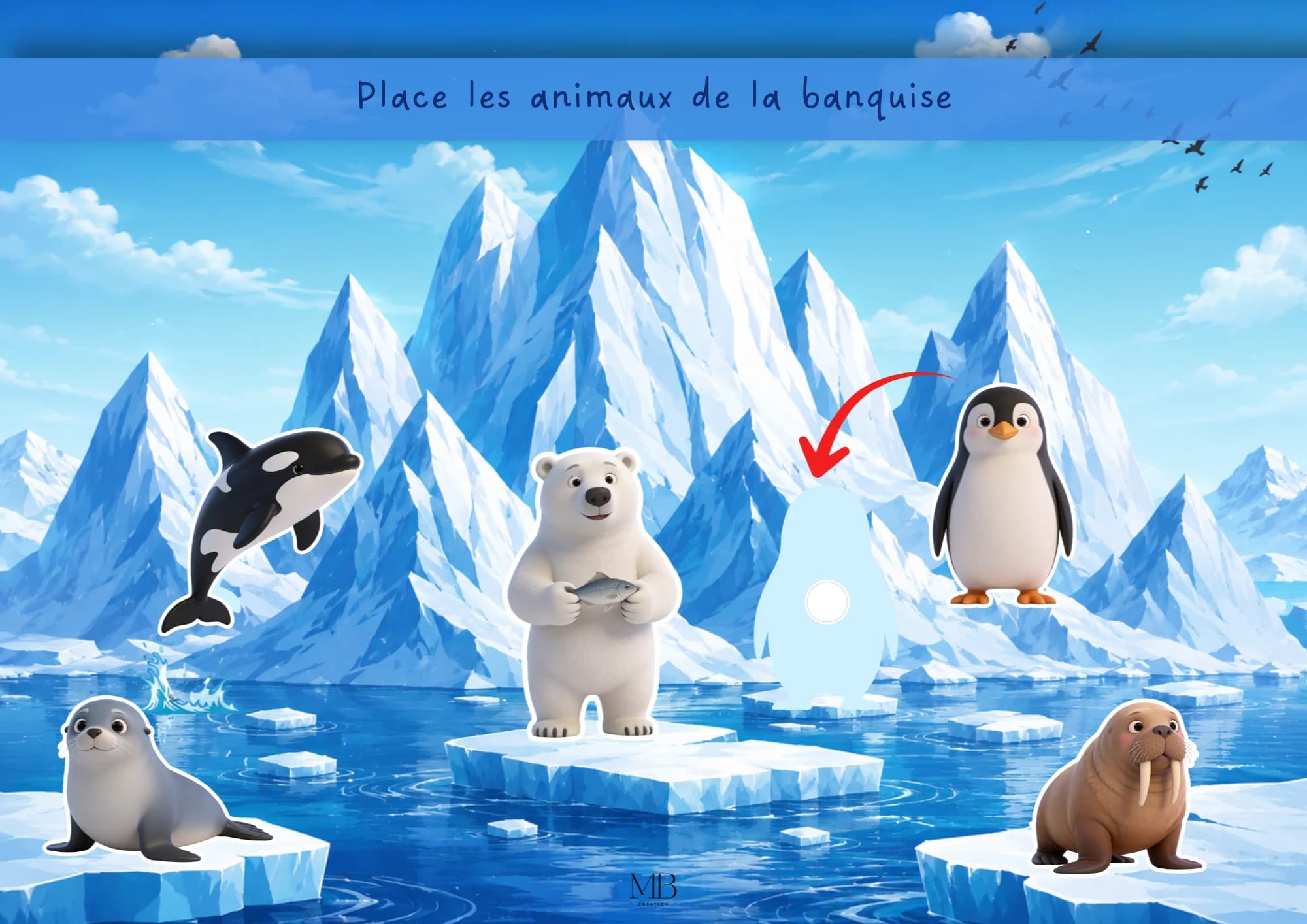 Les animaux de la banquise