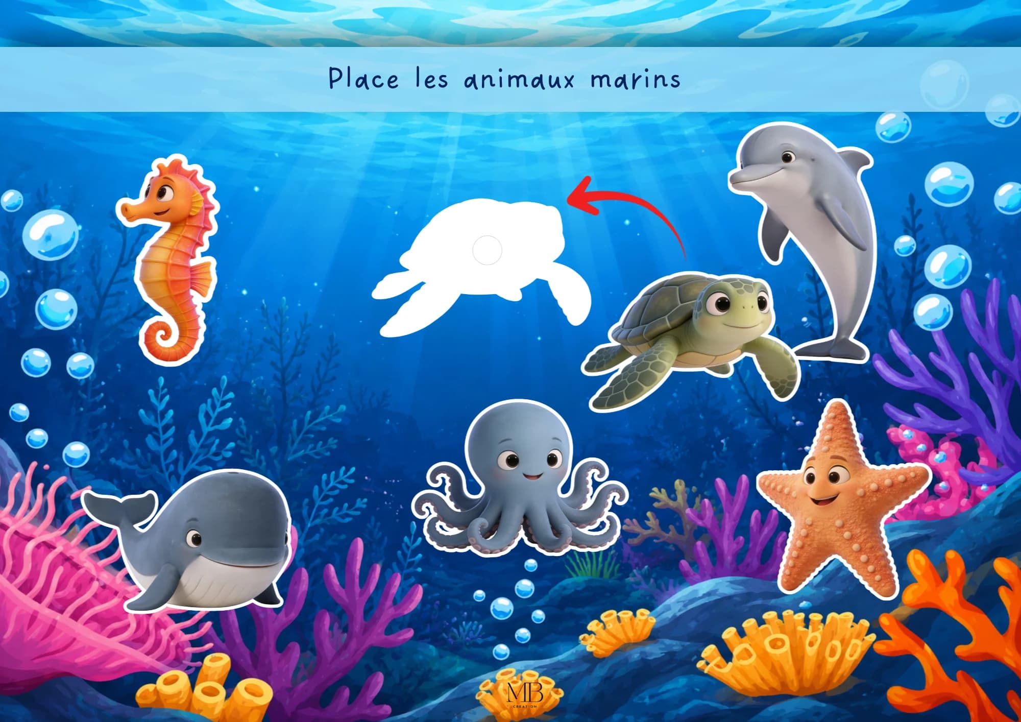 Les animaux marins
