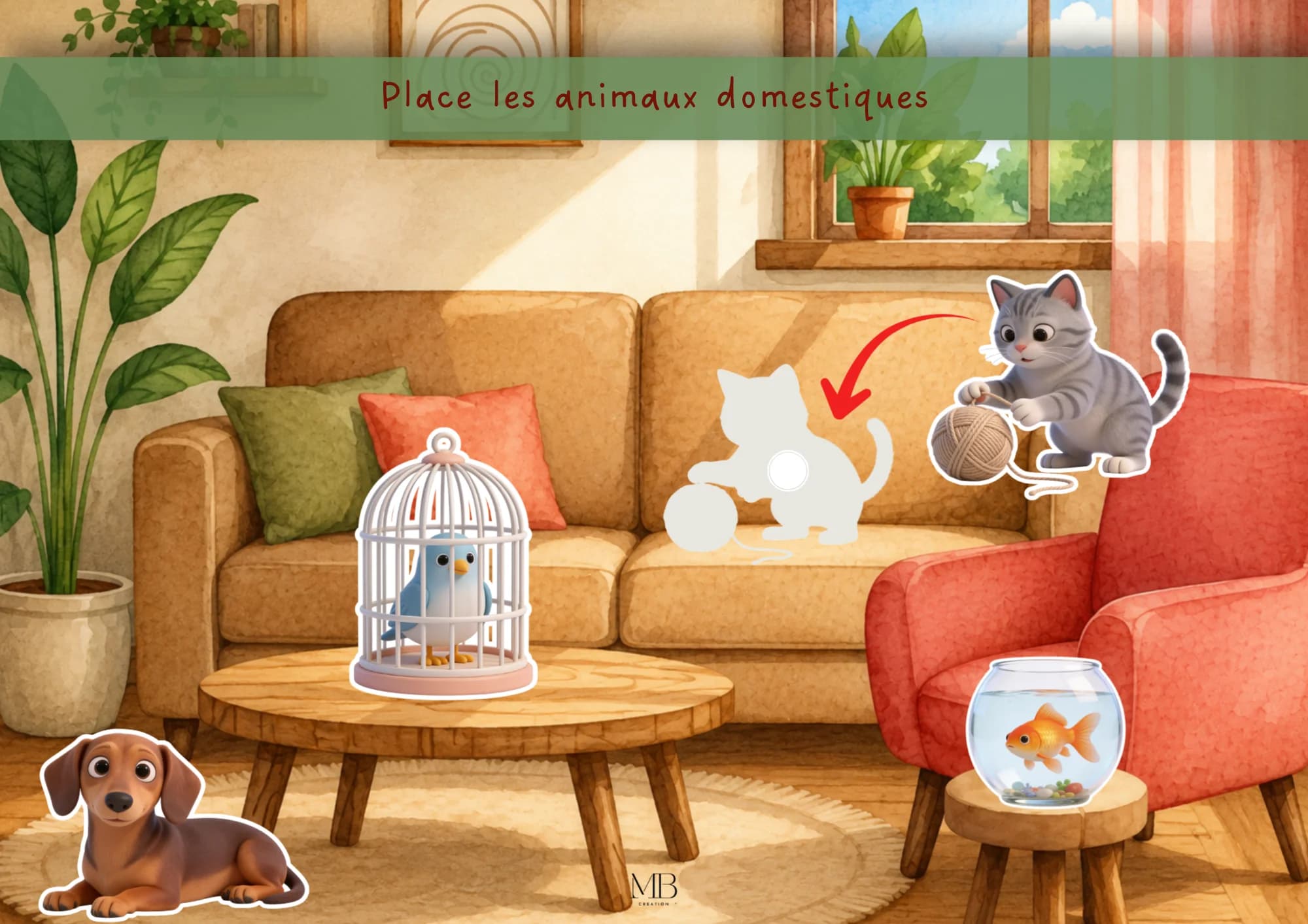 Les animaux domestiques
