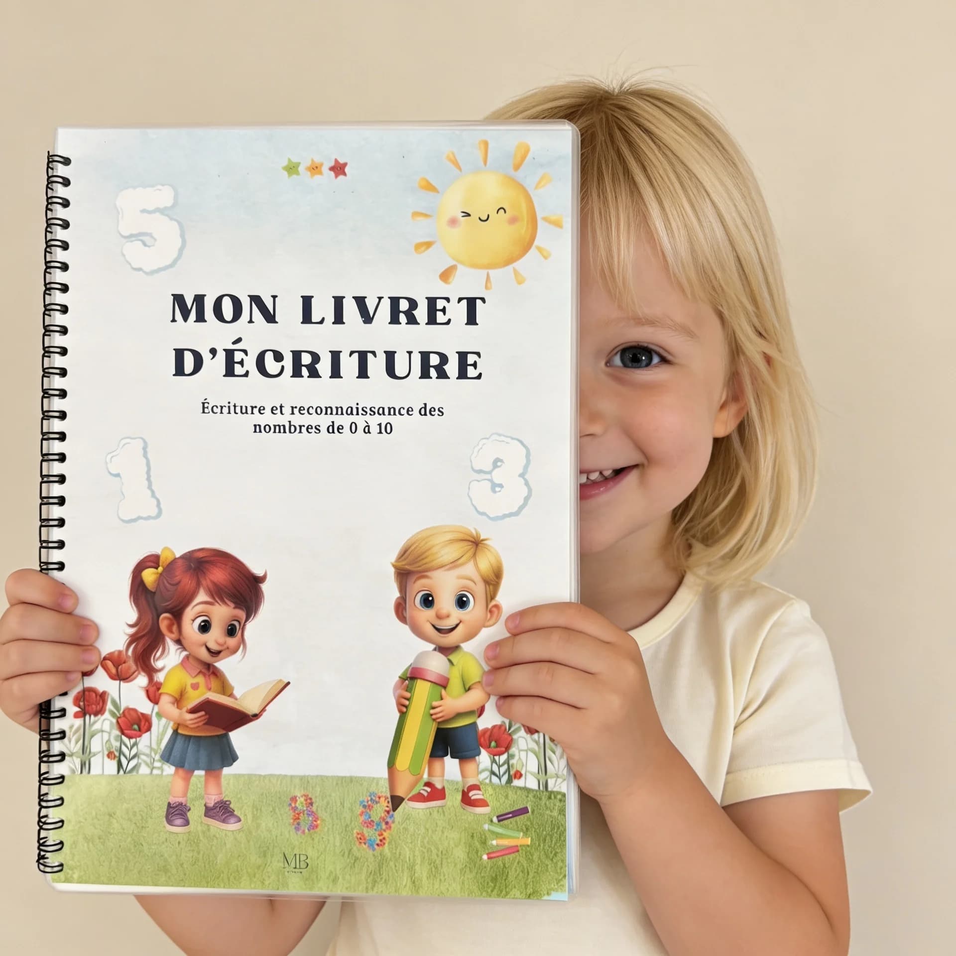 Mon livret d'écriture - Les nombres de 0 à 10